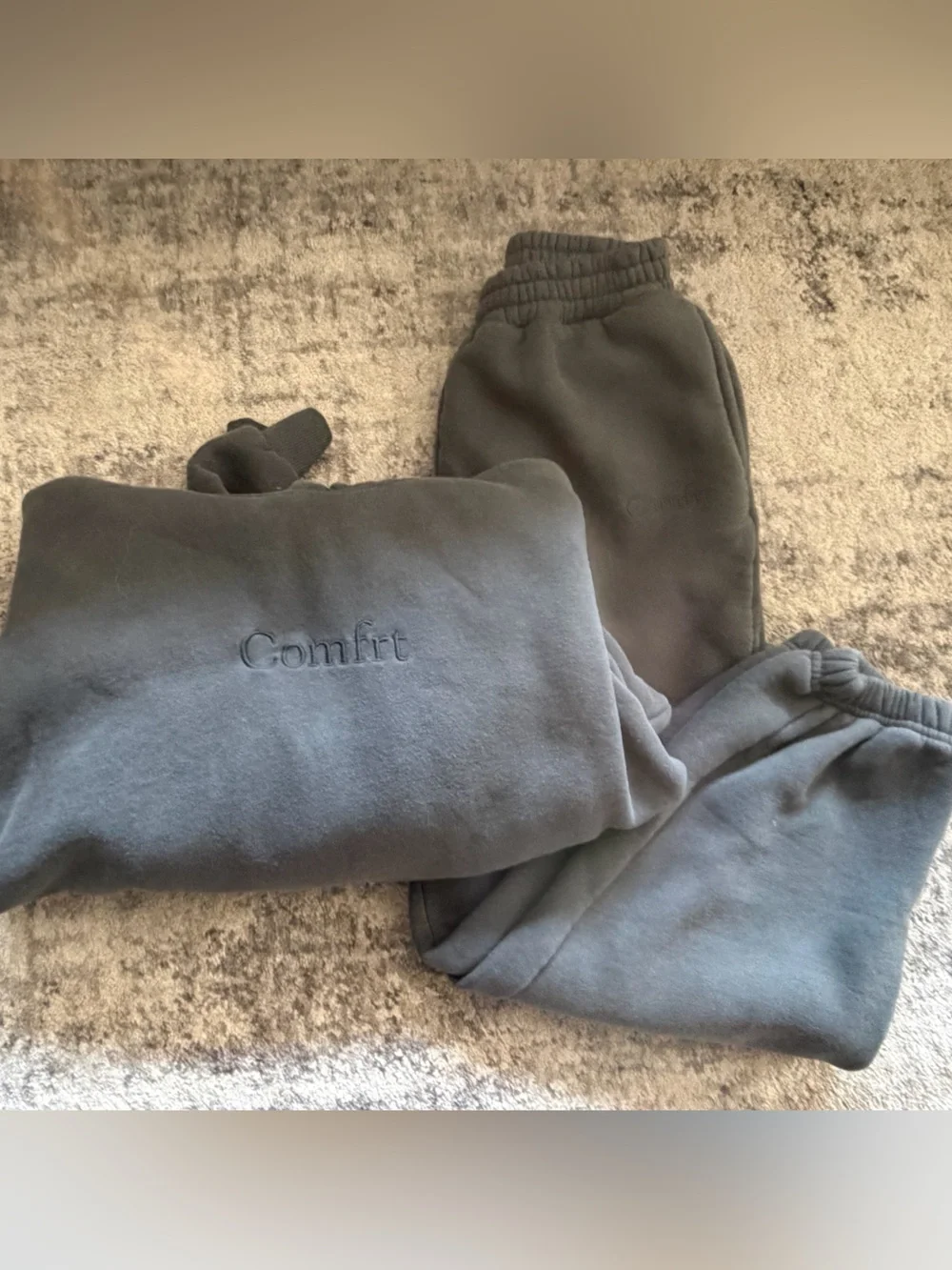 Kids Gray 'Comfort' Fleece Jogger Set - Cozy Sweatpants & Top